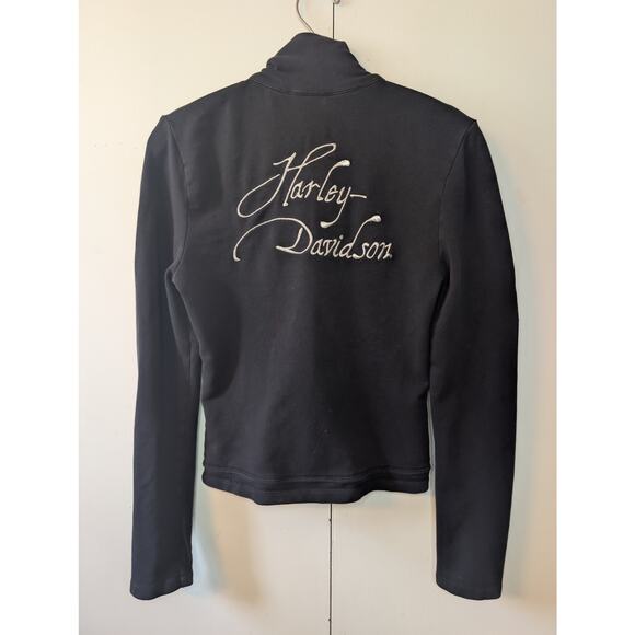 Harley Davidson Black Zip Up Jacket - Picture 1 of 16